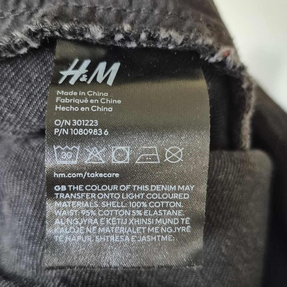 H&M Mama Maternity Jeans Papaerbag Waist Size Small Cotton - Picture 8 of 8